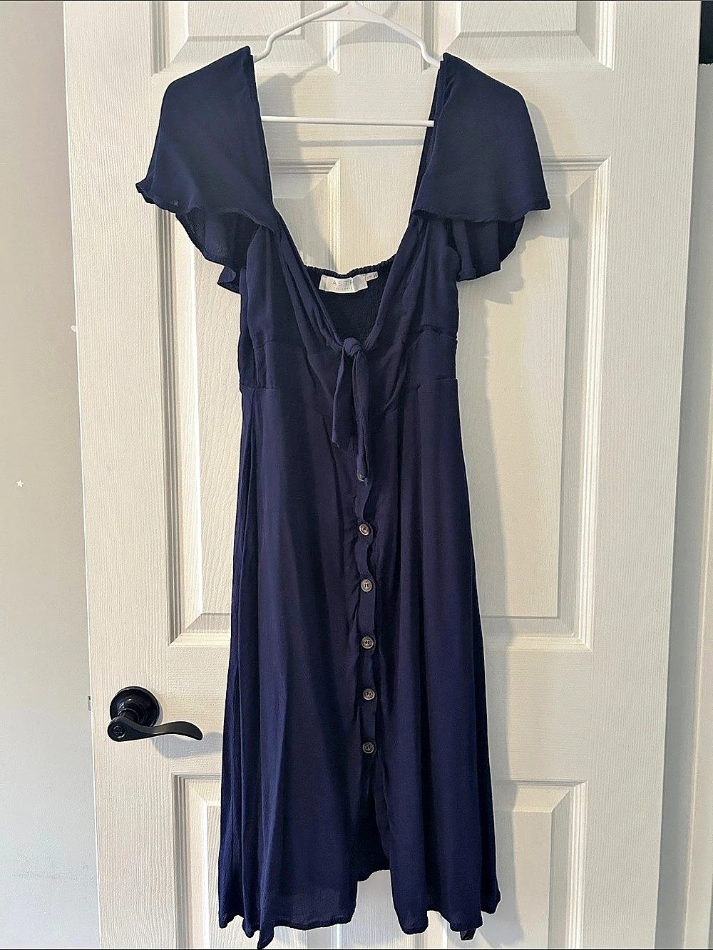 ASTR the Label Rachelle Dress Blue Small